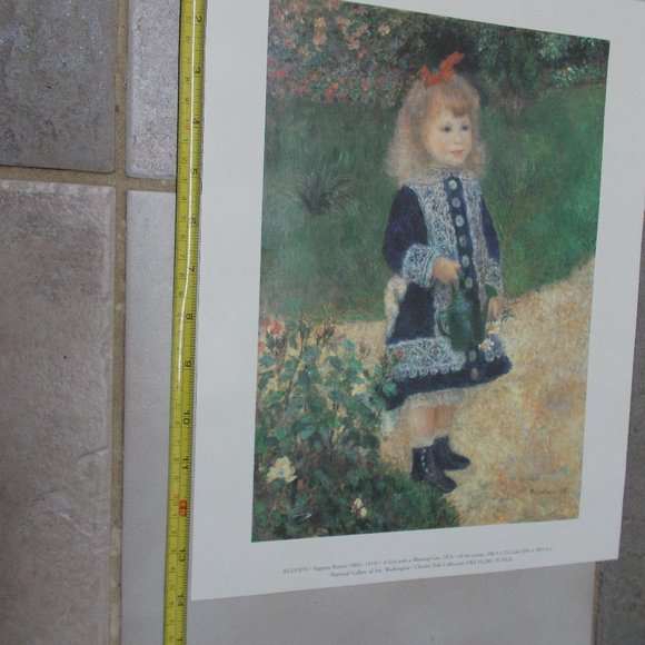 " Girl with a Watering Can" print by Auguste Renoir - Picture 3 of 5